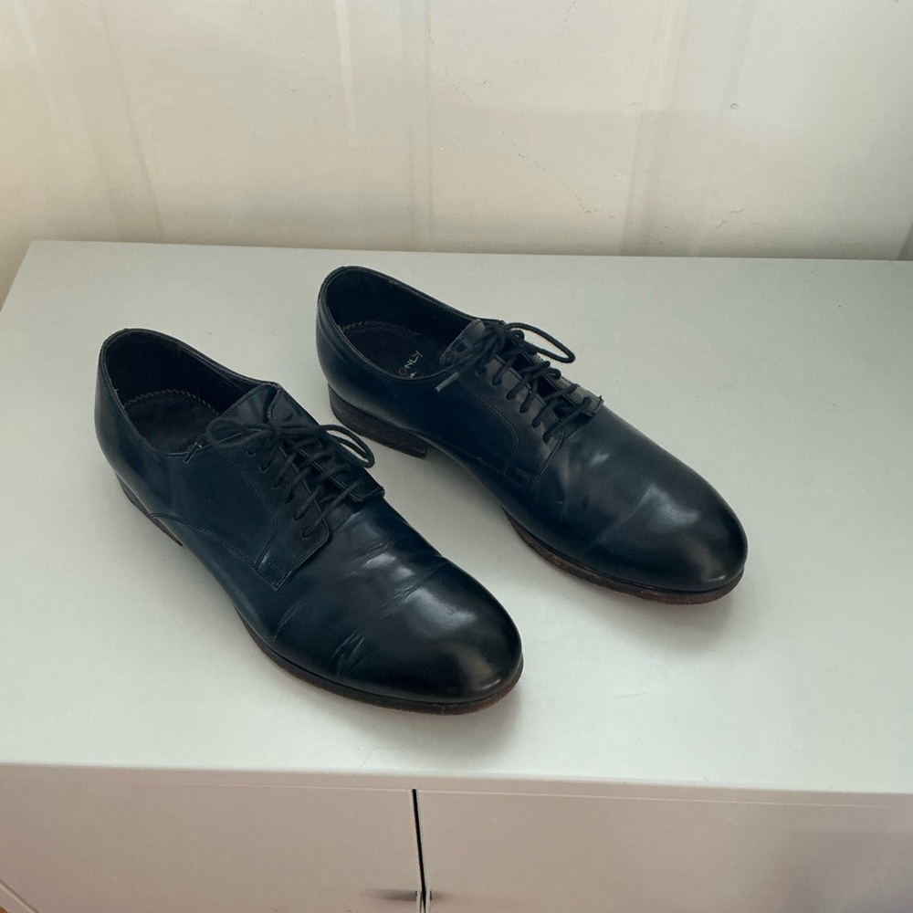 Women’s Paul Smith Men OnlyNavy Lace-Up Leather Oxford Loafer
